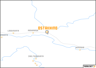 map of Ostakhino