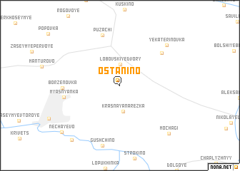 map of Ostanino