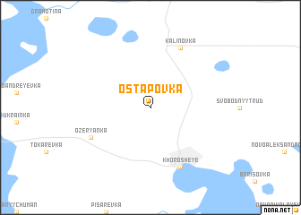 map of Ostapovka