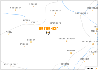 map of Ostashkin