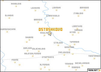 map of Ostashkovo