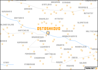 map of Ostashkovo