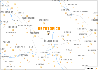 map of Ostatovica