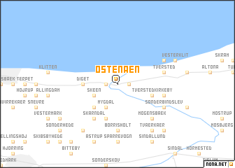 map of Østenåen