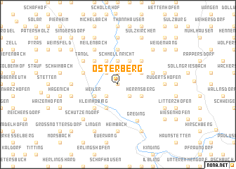 map of Österberg