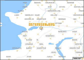 map of Øster Egebjerg