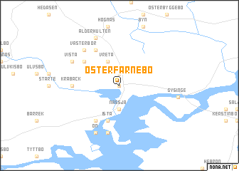 map of Österfärnebo