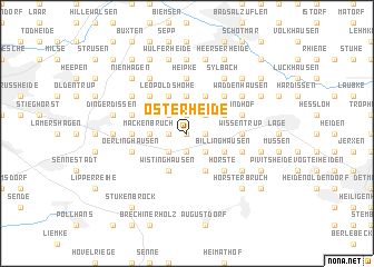 map of Osterheide