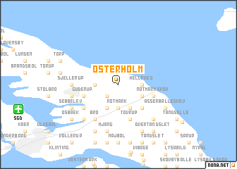 map of Østerholm