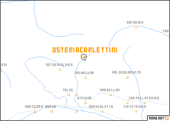 map of Osteria Carlettini