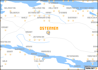 map of Östermem