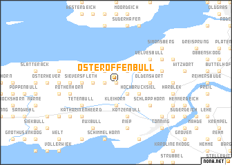 map of Osteroffenbüll