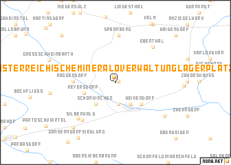 map of Österreichische Mineralöverwaltung-Lagerplatz