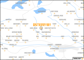 map of Öster Ryby