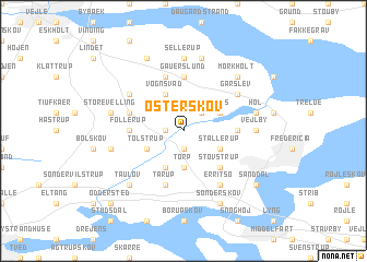map of Østerskov