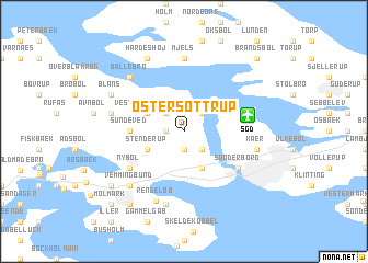 map of Øster Sottrup