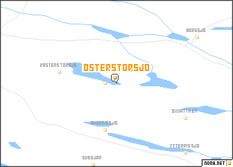 map of Öster-Storsjö