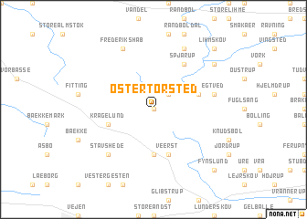 map of Øster Torsted