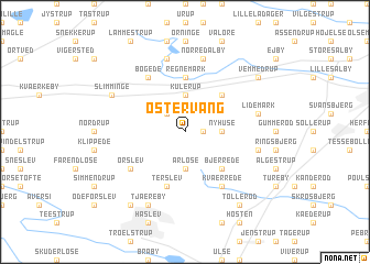 map of Østervang
