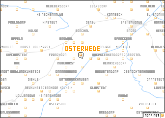 map of Osterwede