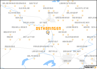 map of Ostharingen
