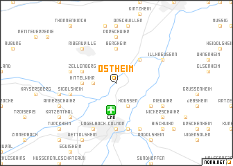 map of Ostheim