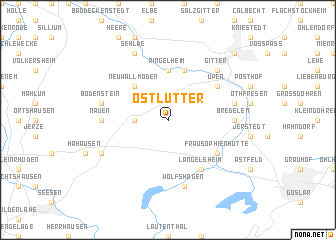 map of Ostlutter