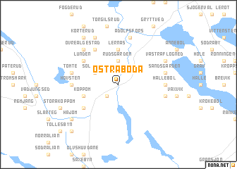 map of Östra Boda