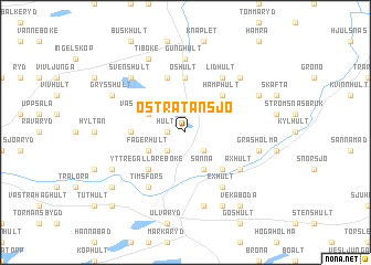map of Östra Tansjö