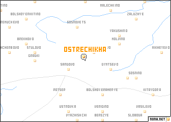 map of Ostrechikha