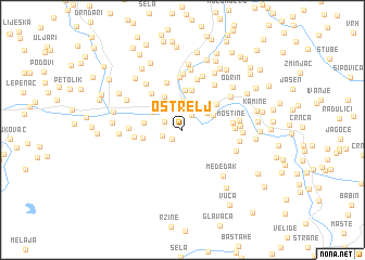 map of Ostrelj