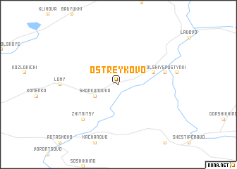 map of Ostreykovo