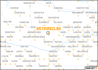 map of Ostri Pazlak
