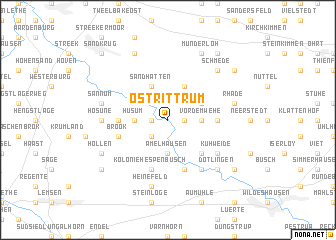 map of Ostrittrum