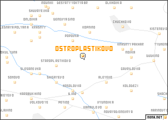 map of Ostroplastikovo