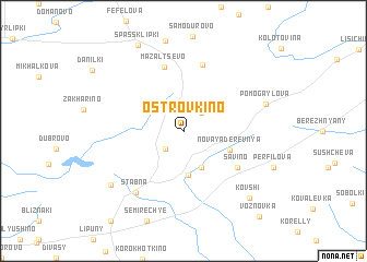 map of Ostrovkino