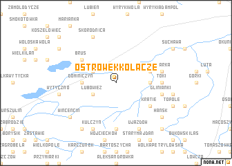 map of Ostrówek-Kołacze