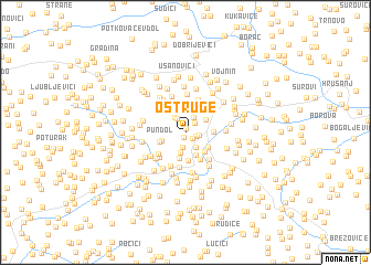 map of Ostruge