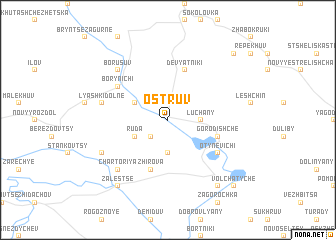 map of Ostruv