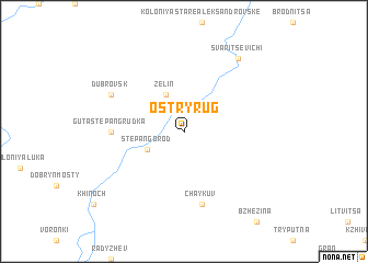 map of Ostry Rug