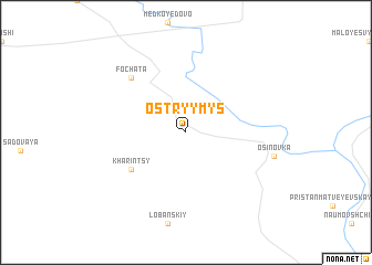 map of Ostryy Mys