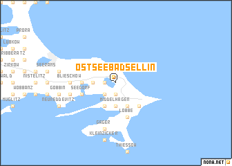 map of Ostseebad Sellin
