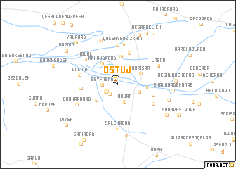 map of Ostūj