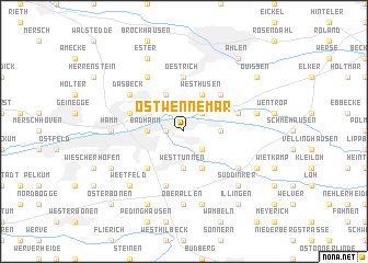 map of Ostwennemar