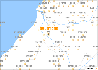 map of Osuayong