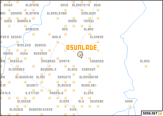 map of Osunlade
