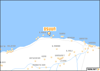 map of Osuun