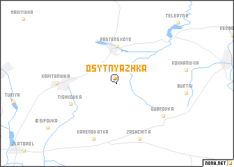 map of Osytnyazhka