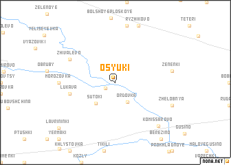 map of Osyuki