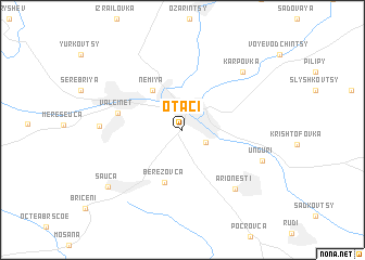 map of Otaci